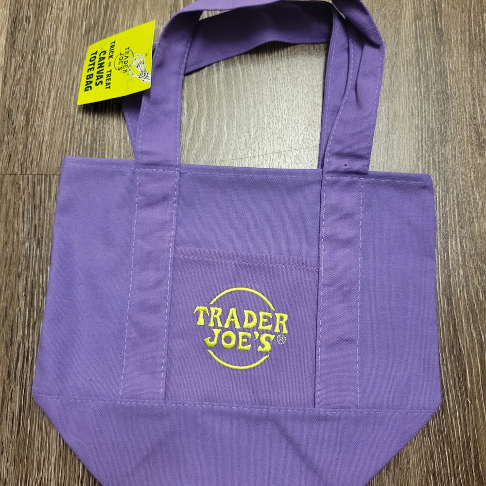 Trader Joe's Purple Tote Bag